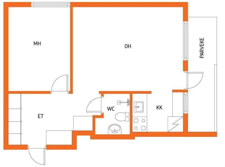 Ydinkeskusta Kaksio Saimaa Naekymillae, Ac, Wifi, Parveke Lägenhet Villmanstrand Exteriör bild
